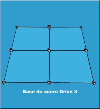 Base de acero Orión 3