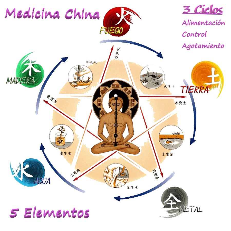 medicina china - 5 elementos